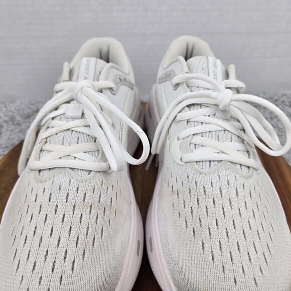 Brooks Womens Ghost Max Wide White Athletic Comfort Gym Road Running Shoe W10 D - Picture 7 of 13